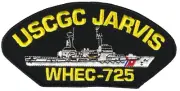 USCGC JARVIS WHEC-725 SHIP PATCH - GREAT COLOR - Veteran Owned Business