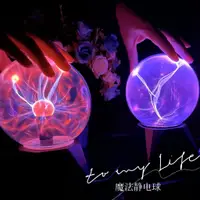 在飛比找蝦皮商城精選優惠-魔法靜電離子球科學玩具創意擺件氛圍燈裝飾燈夜燈送朋友生日禮物