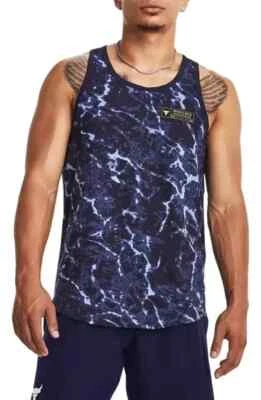 Under Armour S Men's Project Rock Iso-Chill Muscle Tank blue 1380111 $50