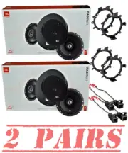 JBL Stage1621 2way 6.5" Front/Rear Speakers + kits for select 1995-Up GM