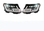 Car Led L405 Headlamp Assembly Compatible With Land Rover Range Rover Vogue 2013-2017 Update To 2018-2021 Facelift IP67 Plug And Play