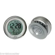 Large Display Atomic Alarm Clock, Non Slip Suction Cup, Stick in Shower, Mirror