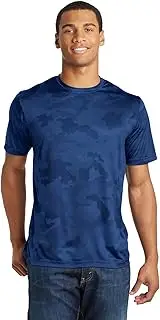 [SPORT-TEK] Men's Moisture Wicking CamoHex Tee Shirt