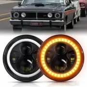 Pair 7" LED Headlights FOR Ford Falcon HO XA XB XC XK XL XM XP XR XT XW XY GT GS (for: Ford)