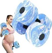 Aquatic Dumbbells for Pool Exercise - Fitness Barbells Hand Weights Exercises | Ergonomic Portable Pool Aerobics Fitness Equipment for Lake Travel Home Vacation