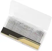 Nail Bits for Nail Drill, 30PCS/Set Grinding Head Burr Drill Bits, Manicure Pedicure Tools Polishing Buffing for Polishing Buffing
