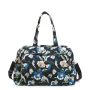 Vera Bradley Women's Performance Twill Grand Weekender Travel Bag Immersed Bl...