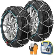 AutoChoice Snow Tire Chains for Light Truck SUV Pickup Trucks, Set of 2（SC-RV275）