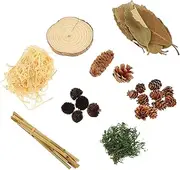KOMBIUDA 1 Set Lifelike Pine and Branches DIY Ornaments for Festive Decorations for Christmas Table Decor Photo Props and Crafting Projects