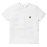 CARHARTT WIP S/S POCKET T-SHIRT 歐版 口袋T WHITE NAVY