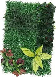 Totority Artificial Grass Panel Imitated Plant Wall for Backyard Decoration No Maintenance Required for Fencing Trellises and Garden