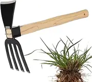 Garden Hoe for Weeding - Garden Digging Hoe,Garden Rake Tools, Gardening Hoe Hand Tool, Small Lawn Hoe for Weeding, Soil Loosening, Farm Planting