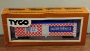 Vintage HO Scale Tyco Ralston Purina Billboard Reefer Box Car In Box