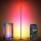 Govee RGBIC Floor Lamp, LED Corner Lamp Works with Alexa, Smart Modern Black