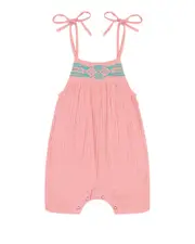 Mer St. Barth Marley Shoulder Tie Baby Romper