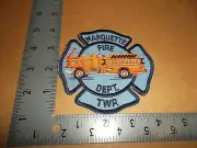 Marquette Township Fire Department Patch~Michigan~MI~New~Emergency~Dept.~Twp.~