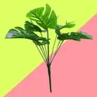 9 Heads Tropical Plant Decor Artificial Plants Simulated Turtle Leaf Office