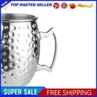 Moscow Mule Mug Stainless Steel Beer Cup Cocktail Mug Coffee Cup (Silver A)