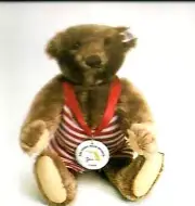 STEIFF "TEDDY BEAR WIGGINS" EAN 665158 LIM ED FOR TEDDY BEAR MUSEUM NAPLES FL