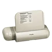 Swingline 74532 28-SH Electric Two 9/32" Hole Punch - Black/Silver New