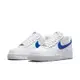 NIKE 休閒鞋 男鞋 運動鞋 AF1 皮革 AIR FORCE 1 07 LO 白藍 DM2845-100