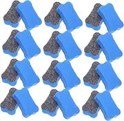 DOITOOL 24Pcs Bone Shaped Whiteboard Erasers Felt Cloth for Chalkboard Erasers for Home School Office Use Multi Purpose Accessories