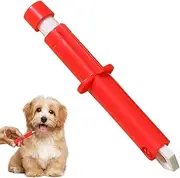 Gihioue Tick Remover for Dogs, Flea Removal Tools, Anti-Slip Dog Cat Flea Catcher Pen, Lice Puller Portable, Pet Care Accessories for Home and Outdoor Use