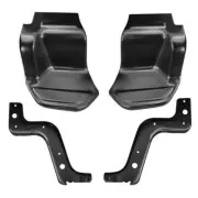 1973-1987 Chevy GMC Pickup Truck Stepside Bed Steps & Supports Hangers-Shortbed
