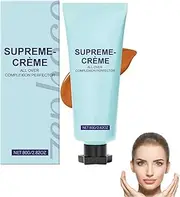All-Over Complexion Perfector,Long Lasting Concealer Covers blemishes,CC Cream Foundation,Hydrating Full Coverage Concealer Cream,Waterproof & Transfer-Resistant Skin Tint,80g/2.82 Oz (Dark)
