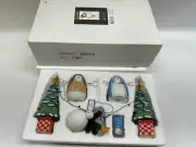 Christmas Snowmen Jolly Follies Sandi Gore Evans Nativity Figurines IOB