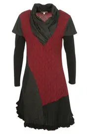 Rushed Collar Dress--ORI-8124