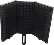 CORHAD Mic Windproof Shield 3 Foldable Microphone Filter Noise Reduction Cover for Recording