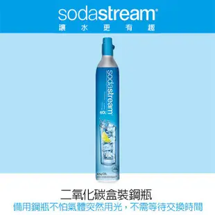 Sodastream 氣泡水機專用 二氧化碳盒裝鋼瓶425g 旋轉鋼瓶 / 快扣鋼瓶 舊換新 補充鋼瓶換購站 恆隆行特約