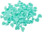 [IWOWHERO] 100 Pcs Butterfly Buckle Jewelry Making Pin Tray Decor Pin Locking Back Locking Pin Backs Uniform Pin Back Round Labels Trays Decorative Heart Decor Lapel Rubber Accessories