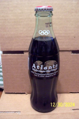 1996 Atlanta Olympic Games - Unopened Coca-Cola Bottle