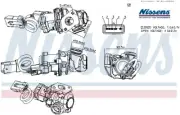 EGR GAS RECIRCULATION VALVE NIS98244 NISSENS I