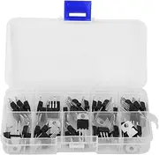 50 PCS Electronic Component Assortment Kit, Transistors Assortment Kit, Voltage Regulator Transistor Kit, Electronic Component Industrial Parts Electrical Supplies