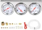 GoolRC Gauges for Cars 3 Gauge Cluster Kit（Voltmeter + Water Gauge + Oil Press Gauge), 52mm Car Meter Oil Pressure Fahrenheit Water Temperature Gauge Voltmeter Triple Gauge Kit