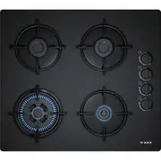 Bosch Poh6b6b10 Hob Black Built-In Gas 4 Zone(S)