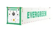 Diecast Masters 91028A 40 ft Refrigerated Shipping Container EverGreen 1:50