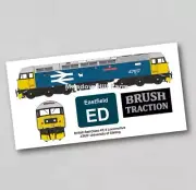 British Rail Class 47 Fridge Magnet 47617 BR Large Logo Blue Livery Locomotive