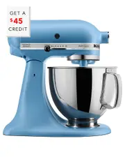 KitchenAid Artisan Series 5qt Blue Velvet Tilt-Back Head Stand Mixer with $45 Credit