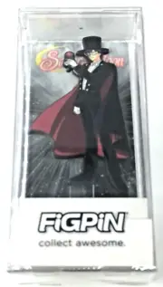 FiGPiN Sailor Moon Tuxedo Mask #1302 Collectible Pin Sealed brand New