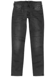 Replay Anbass Hyperflex Grey Slim-leg Jeans - W32/L32 W32/L32