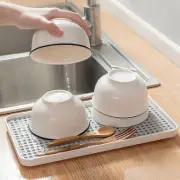 Kitchen Bathtub Caddy Tray Tablet/phone/wine Holder Drain Board Dish Rack Bath