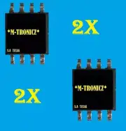 2x MAGNAVOX 46ME313V/F7 BA4GU5G0201 3 A3AQAMMA-001 A3AQAUH EEPROM