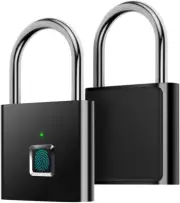 Waterproof Smart Fingerprint Door Lock Keyless Padlock Security USB Rechargeable