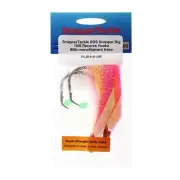 SnapperTackle XOS Snapper Flasher Rig 10/0 Orange/Pink