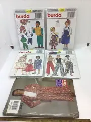 Burda Sewing Pattern Lot 4212 4492 4205 4314 $ Butterick #3610 Lot Of Four