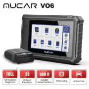 MUCAR VO6 Car Diagnostic Tool OBD2 Scanner All System Bluetooth Scan Active TEST